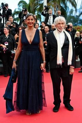 78eme Festival International du Film de Cannes Montée des marches du film La venue de lavenir 78th International Cannes Film Festival Red Carpet of La venue de lavenir movie Festival de Cannes 2025 red carpet La Venue de lAvenir Ceyla Lacerda, Pierre Richard 444963 2025 05 22 Cannes France  Copyright: xLionelxGuericolas MPPx STAR_444963_100