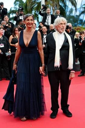 78eme Festival International du Film de Cannes Montée des marches du film La venue de lavenir 78th International Cannes Film Festival Red Carpet of La venue de lavenir movie Festival de Cannes 2025 red carpet La Venue de lAvenir Ceyla Lacerda, Pierre Richard 444963 2025 05 22 Cannes France  Copyright: xLionelxGuericolas MPPx STAR_444963_101