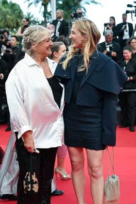 78eme Festival International du Film de Cannes Montée des marches du film La venue de lavenir 78th International Cannes Film Festival Red Carpet of La venue de lavenir movie Festival de Cannes 2025 red carpet La Venue de l Avenir Charlotte de Turckheim , Clara Piaton 444963 2025 05 22 Cannes France  Copyright: xLionelxGuericolas MPPx STAR_444963_112
