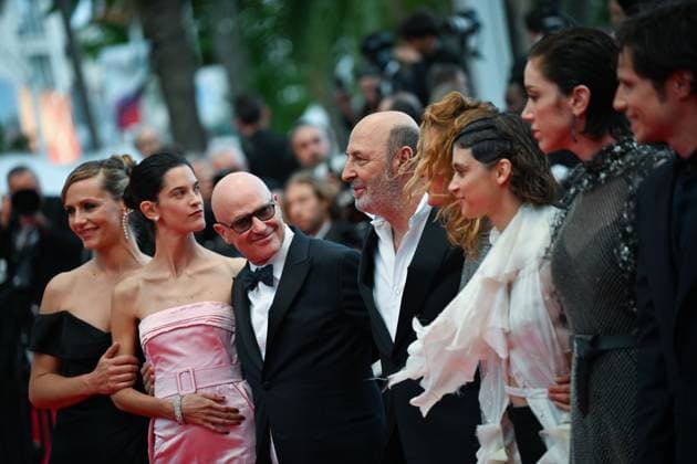 78eme Festival International du Film de Cannes Montée des marches du film La venue de lavenir 78th International Cannes Film Festival Red Carpet of La venue de lavenir movie Festival de Cannes 2025 red carpet La Venue de l Avenir Cecile de France, Julia Piaton , Cedric Klapisch, Raika Hazavanicius 444963 2025 05 22 Cannes France  Copyright: xLionelxGuericolas MPPx STAR_444963_117