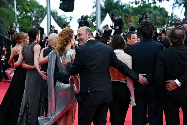 78eme Festival International du Film de Cannes Montée des marches du film La venue de lavenir 78th International Cannes Film Festival Red Carpet of La venue de lavenir movie Festival de Cannes 2025 red carpet La Venue de l Avenir Cedric Klapisch 444963 2025 05 22 Cannes France  Copyright: xLionelxGuericolas MPPx STAR_444963_128