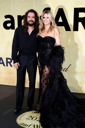 Tom Kaulitz with wife Heidi Klum at the 31 amfAR Gala Cannes as part of the Festival de Cannes 2025 78 Cannes International Film Festival at the HÃ tel du Cap Eden Roc Antibes, 22 05 2025 Foto:xD.xBedrosianx xFuturexImagex amfar_5532