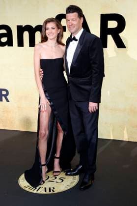 Sophia Schneiderhan and Michael Ballack at the 31 amfAR Gala Cannes as part of the Festival de Cannes 2025 78 Cannes International Film Festival at the HÃ tel du Cap Eden Roc Antibes, 22 05 2025 Foto:xD.xBedrosianx xFuturexImagex amfar_5544
