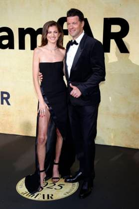 Sophia Schneiderhan and Michael Ballack at the 31 amfAR Gala Cannes as part of the Festival de Cannes 2025 78 Cannes International Film Festival at the HÃ tel du Cap Eden Roc Antibes, 22 05 2025 Foto:xD.xBedrosianx xFuturexImagex amfar_5545