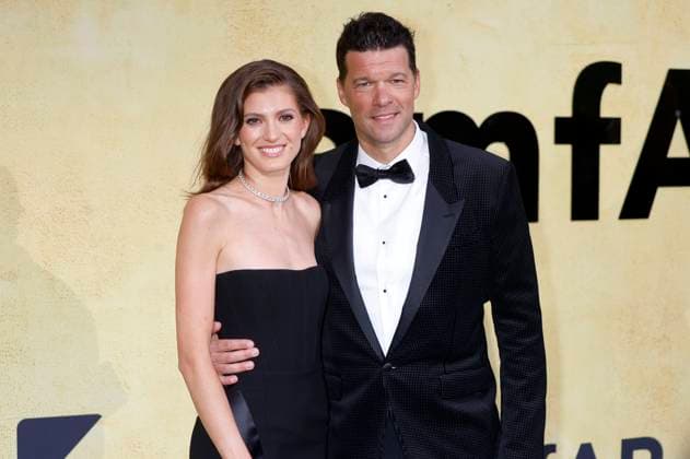 Sophia Schneiderhan and Michael Ballack at the 31 amfAR Gala Cannes as part of the Festival de Cannes 2025 78 Cannes International Film Festival at the HÃ tel du Cap Eden Roc Antibes, 22 05 2025 Foto:xD.xBedrosianx xFuturexImagex amfar_5547