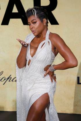 Taraji P Henson at the 31 amfAR Gala Cannes as part of the Festival de Cannes 2025 78 Cannes International Film Festival at the HÃ tel du Cap Eden Roc Antibes, 22 05 2025 Foto:xD.xBedrosianx xFuturexImagex amfar_5559