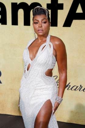 Taraji P Henson at the 31 amfAR Gala Cannes as part of the Festival de Cannes 2025 78 Cannes International Film Festival at the HÃ tel du Cap Eden Roc Antibes, 22 05 2025 Foto:xD.xBedrosianx xFuturexImagex amfar_5564