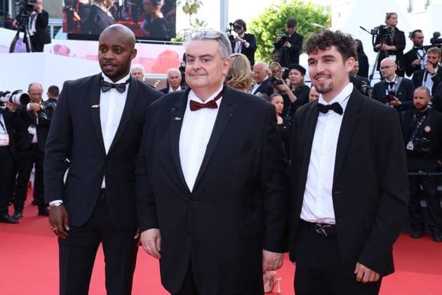 78eme Festival International du Film de Cannes Montée des marches du film La venue de lavenir 78th Cannes Film Festival Red carpet of the film La venue de lavenir Richard Patry 444965 2025 05 22 Cannes France  Copyright: xIsabellexVautierx xStarfacex STAR_444965_007