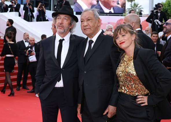 78eme Festival International du Film de Cannes Montée des marches du film La venue de lavenir 78th Cannes Film Festival Red carpet of the film La venue de lavenir Arthur H and Tony Gatlif 444965 2025 05 22 Cannes France  Copyright: xIsabellexVautierx xStarfacex STAR_444965_055