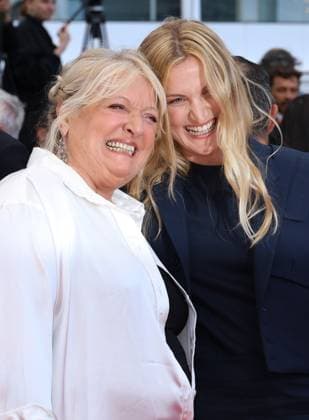 78eme Festival International du Film de Cannes Montée des marches du film La venue de lavenir 78th Cannes Film Festival Red carpet of the film La venue de lavenir Charlotte de Turckheim and her daughter Johanna Piaton 444965 2025 05 22 Cannes France  Copyright: xIsabellexVautierx xStarfacex STAR_444965_057
