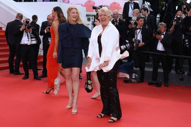 78eme Festival International du Film de Cannes Montée des marches du film La venue de lavenir 78th Cannes Film Festival Red carpet of the film La venue de lavenir Johanna Piaton and Charlotte de Turckheim 444965 2025 05 22 Cannes France  Copyright: xIsabellexVautierx xStarfacex STAR_444965_067