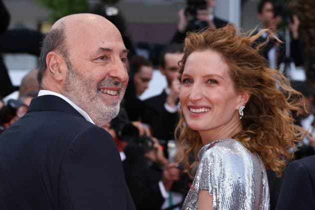78eme Festival International du Film de Cannes Montée des marches du film La venue de lavenir 78th Cannes Film Festival Red carpet of the film La venue de lavenir Cedric Klapisch and Julia Piaton 444965 2025 05 22 Cannes France  Copyright: xIsabellexVautierx xStarfacex STAR_444965_090