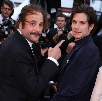 78eme Festival International du Film de Cannes Montée des marches du film La venue de lavenir 78th Cannes Film Festival Red carpet of the film La venue de lavenir Vincent Macaigne and Abraham Wapler 444965 2025 05 22 Cannes France  Copyright: xIsabellexVautierx xStarfacex STAR_444965_092