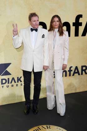 Simon Le Bon with wife Yasmin Le Bon at the 31 amfAR Gala Cannes as part of the Festival de Cannes 2025 78 Cannes International Film Festival at the Hôtel du Cap Eden Roc Antibes, 22 05 2025 Foto:xD.xBedrosianx xFuturexImagex amfar_5577