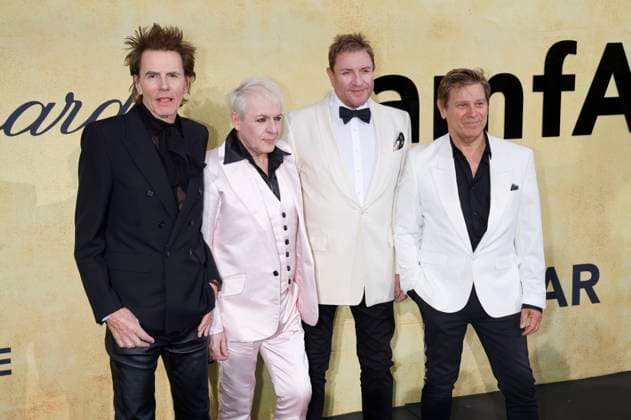 John Taylor, Nick Rhodes, Simon Le Bon and Roger Taylor of Duran Duran at the 31 amfAR Gala Cannes as part of the Festival de Cannes 2025 78 Cannes International Film Festival at the Hôtel du Cap Eden Roc Antibes, 22 05 2025 Foto:xD.xBedrosianx xFuturexImagex amfar_5584