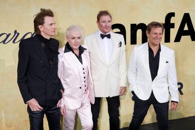 John Taylor, Nick Rhodes, Simon Le Bon and Roger Taylor of Duran Duran at the 31 amfAR Gala Cannes as part of the Festival de Cannes 2025 78 Cannes International Film Festival at the Hôtel du Cap Eden Roc Antibes, 22 05 2025 Foto:xD.xBedrosianx xFuturexImagex amfar_5585