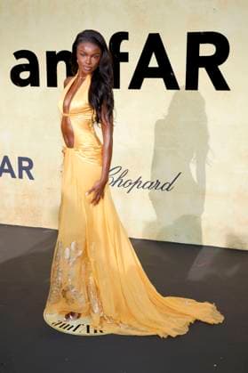 Leomie Anderson at the 31 amfAR Gala Cannes as part of the Festival de Cannes 2025 78 Cannes International Film Festival at the Hôtel du Cap Eden Roc Antibes, 22 05 2025 Foto:xD.xBedrosianx xFuturexImagex amfar_5604