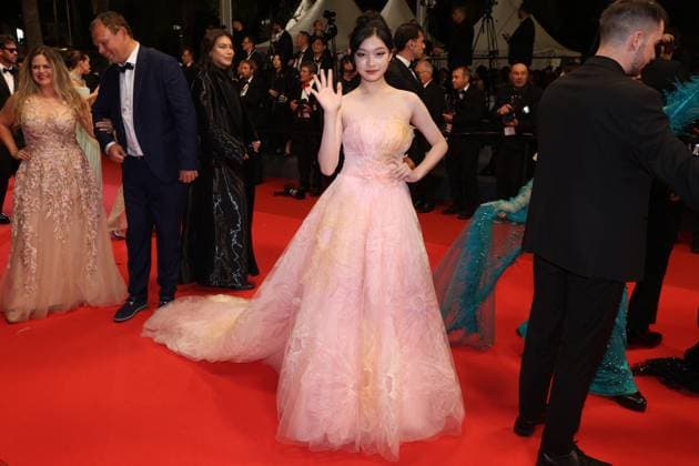 Internationale Filmfestspiele von Cannes, Kuang Ye Shi Dai - Resurrection Premiere Cannes - Resurrection Screening JD Kim Yuna attend the red carpet and screening of Resurrection in Cannes, France, on May 22, 2025, as part of the Cannes Film Festival. Photo by Jerome Domine ABACAPRESS.COM Cannes France  Copyright: xDominexJerome ABACAx