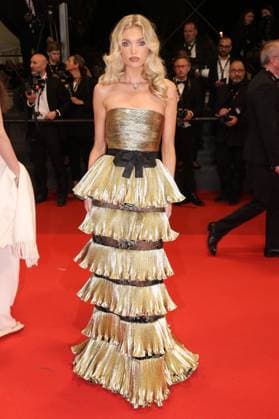 Internationale Filmfestspiele von Cannes, Kuang Ye Shi Dai - Resurrection Premiere Cannes - Resurrection Screening JD Elsa Hosk attend the red carpet and screening of Resurrection in Cannes, France, on May 22, 2025, as part of the Cannes Film Festival. Photo by Jerome Domine ABACAPRESS.COM Cannes France  Copyright: xDominexJerome ABACAx