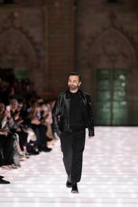 Louis Vuitton Cruise 2026 Runway - Avignon Nicolas Ghesquiere walks the runway during the Louis Vuitton Cruise 2026 fashion show at Palais des Papes ( Palace of the Popes ), in Avignon, France on May 22, 2025. Photo by Eliot Blondet ABACAPRESS.COM Avignon France France  Copyright: xBlondetxEliot ABACAx
