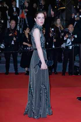 Cannes Colours Of Time Red Carpet NG Sara Giraudeau leaving the ‘La Venue De L avenir (Colours Of Time)’ Screening and Red Carpet at Palais Des Festivals in Cannes, France on May 22 2025 as part of the 78th Cannes Film Festival. Photo by Nicolas Genin ABACAPRESS.COM Cannes France  Copyright: xGeninxNicolas ABACAx