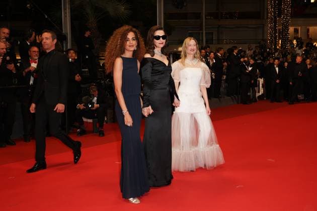 Internationale Filmfestspiele von Cannes, Kuang Ye Shi Dai - Resurrection Premiere Resurrection (RÃ surrection) Red Carpet at the 78th Annual Cannes Film Festival Alba Rohrwacher, Juliette Binoche and LeÃ¯la Slimani - Resurrection (RÃ surrection) Red Carpet at the 78th Annual Cannes Film Festival in Cannes, France on May 22, 2025.  Copyright: x Chassery+Courdjix