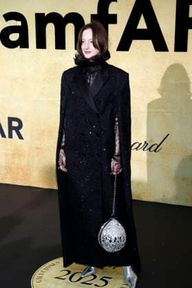 Andrea Riseborough at the 31 amfAR Gala Cannes as part of the Festival de Cannes 2025 78 Cannes International Film Festival at the HÃ tel du Cap Eden Roc Antibes, 22 05 2025 Foto:xD.xBedrosianx xFuturexImagex amfar_5619