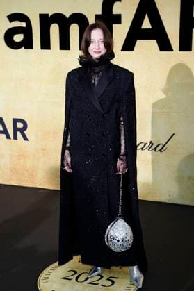 Andrea Riseborough at the 31 amfAR Gala Cannes as part of the Festival de Cannes 2025 78 Cannes International Film Festival at the HÃ tel du Cap Eden Roc Antibes, 22 05 2025 Foto:xD.xBedrosianx xFuturexImagex amfar_5620