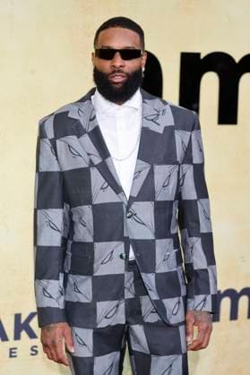 Odell Beckham Jr at the 31 amfAR Gala Cannes as part of the Festival de Cannes 2025 78 Cannes International Film Festival at the HÃ tel du Cap Eden Roc Antibes, 22 05 2025 Foto:xD.xBedrosianx xFuturexImagex amfar_5657