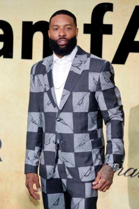 Odell Beckham Jr at the 31 amfAR Gala Cannes as part of the Festival de Cannes 2025 78 Cannes International Film Festival at the HÃ tel du Cap Eden Roc Antibes, 22 05 2025 Foto:xD.xBedrosianx xFuturexImagex amfar_5663