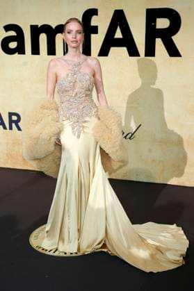 Leonie Hanne at the 31 amfAR Gala Cannes as part of the Festival de Cannes 2025 78 Cannes International Film Festival at the Hôtel du Cap Eden Roc Antibes, 22 05 2025 Foto:xD.xBedrosianx xFuturexImagex amfar_5693