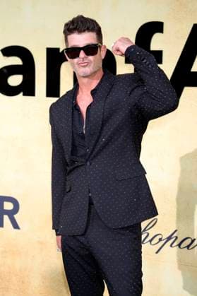 Robin Thicke at the 31 amfAR Gala Cannes as part of the Festival de Cannes 2025 78 Cannes International Film Festival at the Hôtel du Cap Eden Roc Antibes, 22 05 2025 Foto:xD.xBedrosianx xFuturexImagex amfar_5723