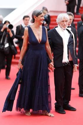 Cannes - La Venue de l Avenir Screening JD Pierre Richard and Ceyla Lacerda attend the red carpet and screening of La Venue de l Avenir in Cannes, France, on May 22, 2025, as part of the Cannes Film Festival. Photo by Jerome Domine ABACAPRESS.COM Cannes France  Copyright: xDominexJerome ABACAx