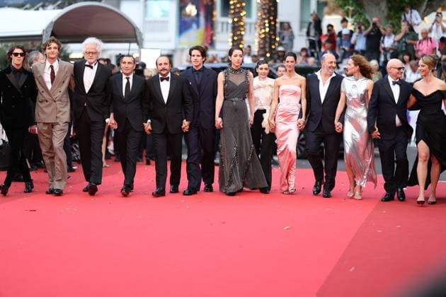 Cannes - La Venue de l Avenir Screening JD attend the red carpet and screening of La Venue de l Avenir in Cannes, France, on May 22, 2025, as part of the Cannes Film Festival. Photo by Jerome Domine ABACAPRESS.COM Cannes France  Copyright: xDominexJerome ABACAx