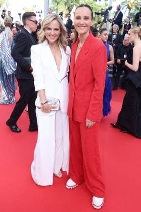 Cannes - La Venue de l Avenir Screening JD Claire Arnoux and Clara Paban Courbis attend the red carpet and screening of La Venue de l Avenir in Cannes, France, on May 22, 2025, as part of the Cannes Film Festival. Photo by Jerome Domine ABACAPRESS.COM Cannes France  Copyright: xDominexJerome ABACAx