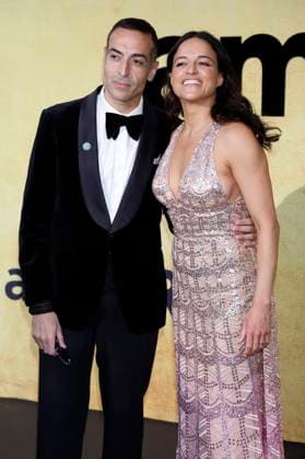 Mohammed Al Turki and Michelle Rodriguez at the 31 amfAR Gala Cannes as part of the Festival de Cannes 2025 78 Cannes International Film Festival at the Hôtel du Cap Eden Roc Antibes, 22 05 2025 Foto:xD.xBedrosianx xFuturexImagex amfar_5784