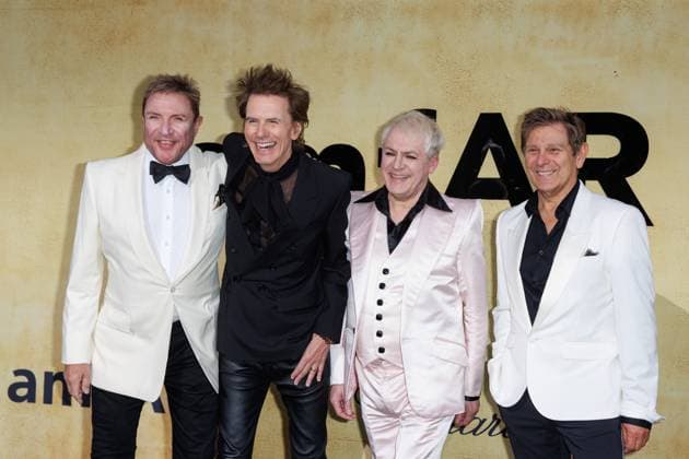 Festival de Cannes amfAR Gala Simon Le Bon, John Taylor, Nick Rhodes and Roger Taylor at the amfAR Gala during the 78 Cannes Film Festival at the Hotel du Cap Eden Roc in Antibes Copyright: xEventpressxKochanx