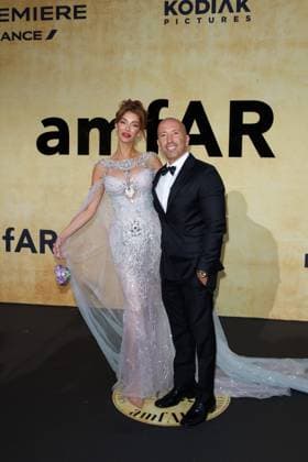 Festival de Cannes amfAR Gala Judith Leiber and Jason Oppenheim at the amfAR Gala during the 78 Cannes Film Festival at the Hotel du Cap Eden Roc in Antibes Copyright: xEventpressxKochanx