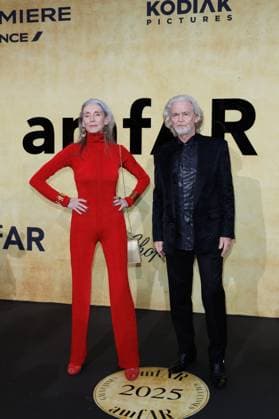Festival de Cannes amfAR Gala Eveline Hall and Hermann Bühlbecker at the amfAR Gala during the 78 Cannes Film Festival at the Hotel du Cap Eden Roc in Antibes Copyright: xEventpressxKochanx