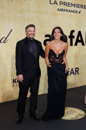 Festival de Cannes amfAR Gala James Franco and Izabel Pakzad at the amfAR Gala during the 78 Cannes Film Festival at the Hotel du Cap Eden Roc in Antibes Copyright: xEventpressxKochanx