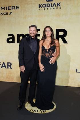 Festival de Cannes amfAR Gala James Franco and Izabel Pakzad at the amfAR Gala during the 78 Cannes Film Festival at the Hotel du Cap Eden Roc in Antibes Copyright: xEventpressxKochanx