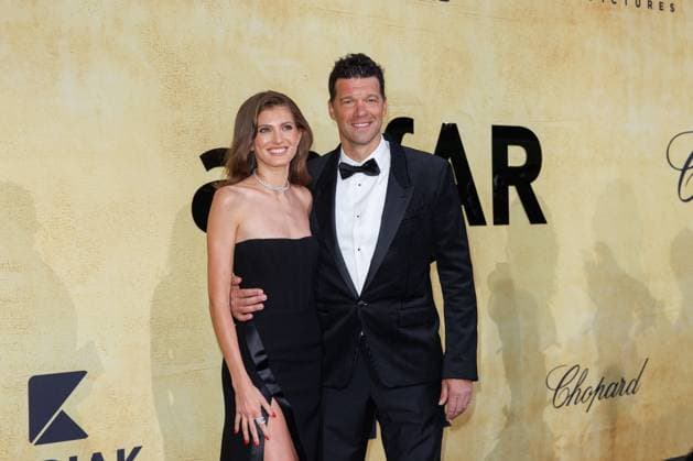 Festival de Cannes amfAR Gala Sophia Schneiderhan and Michael Ballack at the amfAR Gala during the 78 Cannes Film Festival at the Hotel du Cap Eden Roc in Antibes Copyright: xEventpressxKochanx