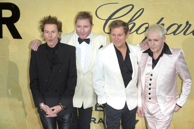 John Taylor, Simon Le Bon, Roger Taylor , Nick Rhodes attend the amfAR Gala Cannes 2025 presented by Chopard at Hotel du Cap-Eden-Roc on Thursday, May 22, 2025 in Cap d Antibes, France.  CAN20250522210 RoccoxSpaziani