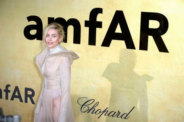 Paris Jackson attends the amfAR Gala Cannes 2025 presented by Chopard at Hotel du Cap-Eden-Roc on Thursday, May 22, 2025 in Cap d Antibes, France.  CAN20250522212 RoccoxSpaziani