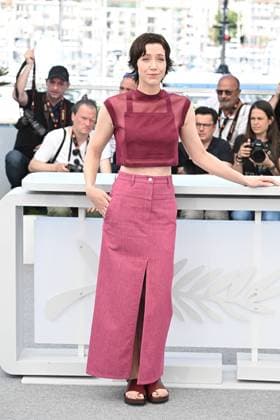 Cannes - La Venue De L’avenir Photocall French actress Sara Giraudeau at the La Venue De L’avenir (colours of Time) photocall in Cannes, France, on May 23, 2025, at the 78th Cannes Film Festival. Photo by David Niviere ABACAPRESS.COM Cannes Provence-Alpes-Cote d Azur France  Copyright: xNivierexDavid ABACAPRESS.COMx