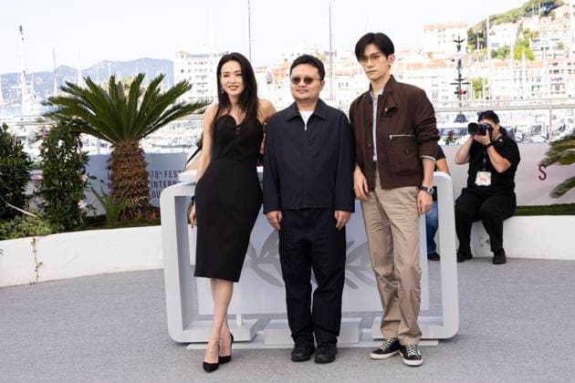 Resurrection Photocall at the 78th Annual Cannes Film Festival Shu Qi, Gan Bi and Jackson Yee - Resurrection Photocall at the 78th Annual Cannes Film Festival in Cannes, France on May 23, 2025  Copyright: x Chassery+Courdjix