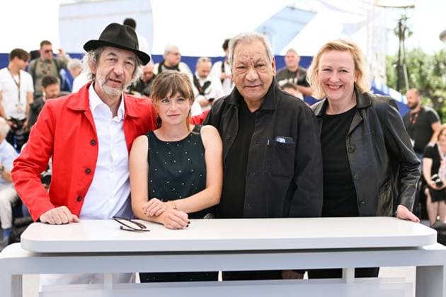 Cannes Ange Photocall AM Arthur H, Suzanne Aubert, Tony Gatlif and Jasmila Zbanic attending the Ange Photocall in Cannes, France on May 23, 2025 as part of the 78th Cannes Film Festival. Photo by Aurore Marechal ABACAPRESS.COM Cannes France  Copyright: xMarechalxAurore ABACAx