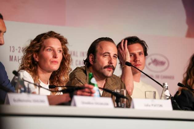 78eme Festival International du Film de Cannes Press conference for the film La venue de lavenir 78th Cannes International Film Festival Press conference for the film The Coming of the Future 445009 2025 05 23 Cannes France Piaton, Julia Macaigne, Vincent  Copyright: xIvankaxVoisinx xStarfacex STAR_445009_010