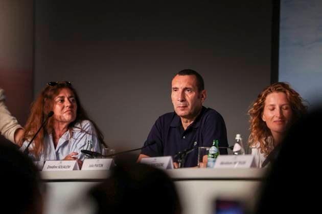 78eme Festival International du Film de Cannes Press conference for the film La venue de lavenir 78th Cannes International Film Festival Press conference for the film The Coming of the Future 445009 2025 05 23 Cannes France Piaton, Julia Soualem, Zinedine  Copyright: xIvankaxVoisinx xStarfacex STAR_445009_032