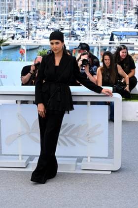 Cannes, 78th Cannes Film Festival 2025, Photocall film: La venue de l avenir Cannes, 78th Cannes Film Festival 2025, Photocall film: Zan O Bacheh (Woman And Child) In the photo: Parinaz Izadyar Cannes France  Copyright: xIPA ABACAx